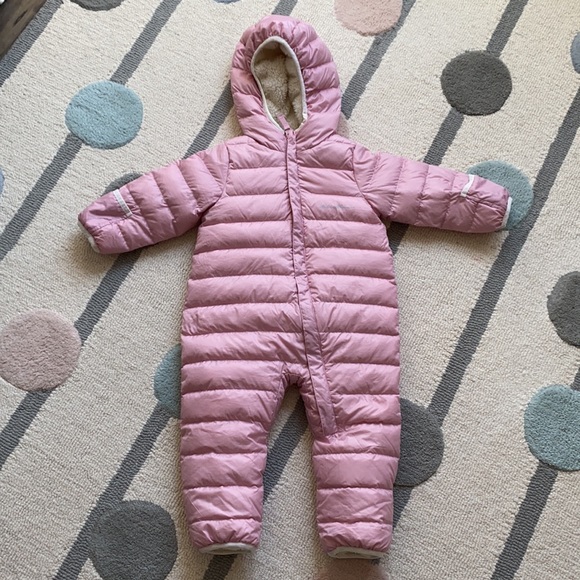 Eddie Bauer Jackets & Coats Eddie Bauer Baby Girl Down Snowsuit 2m